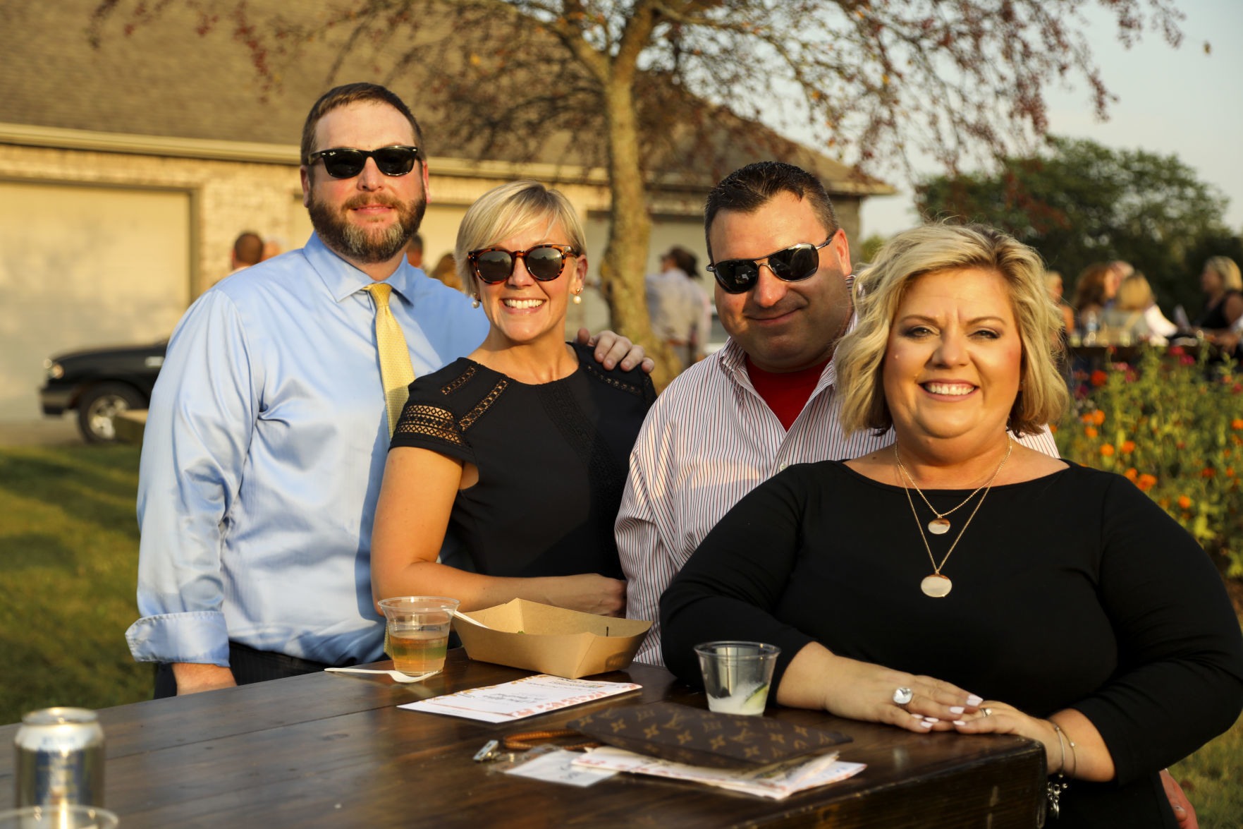 Rick and Lisa Bentley, Ivan and Kim Schoenbein